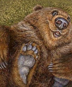 Happy Bear Paint By Numbers