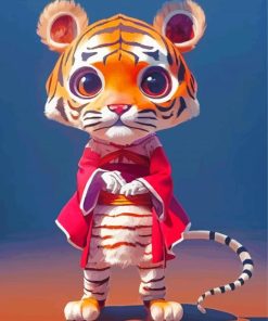 Asian Tiger Paint By Numbers