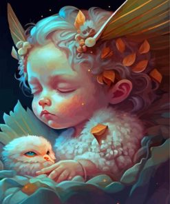 Baby Angel Paint By Numbers