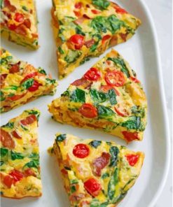 Delicious Frittata Dish Paint By Numbers