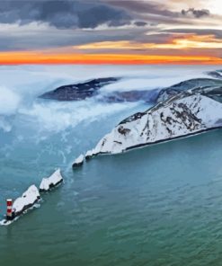 Fog Over The Needles Paint By Numbers