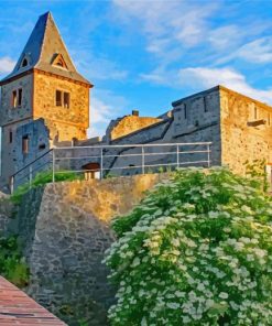 Frankenstein Castle Paint By Numbers