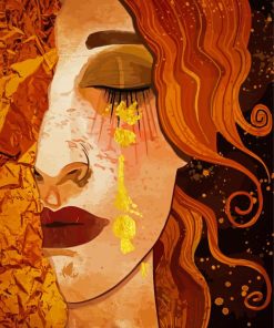 Freya's Tears Gustav Klimt Paint By Numbers