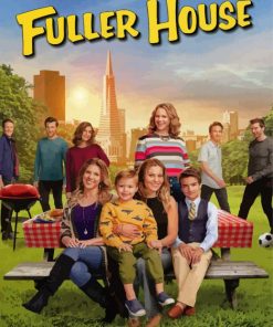 Fuller House Movie Poster Paint By Numbers