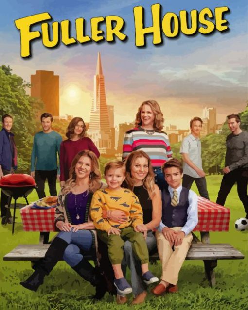 Fuller House Movie Poster Paint By Numbers