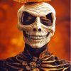 Golden Skeleton Paint By Numbers