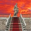 Greek Staircase Sunset Paint By Numbers