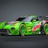 Green Mountain Dew Car Paint By Numbers