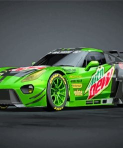 Green Mountain Dew Car Paint By Numbers