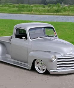 Grey 1951 Chevy Truck Paint By Numbers