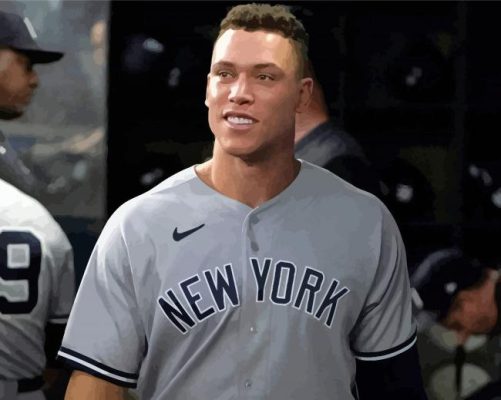 Handsome Aaron Judge Paint By Numbers