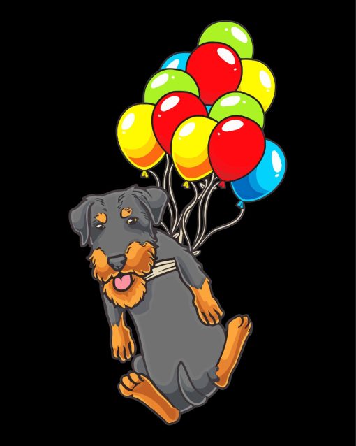 Jagdterrier And Balloon Paint By Numbers