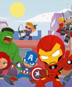 Marvel Kids Avengers Paint By Numbers