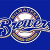 Milwaukee Brewers Baseball Logo Paint By Numbers