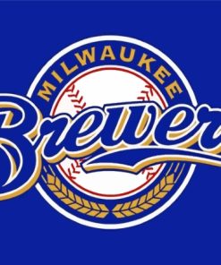 Milwaukee Brewers Baseball Logo Paint By Numbers