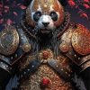 Panda Bear Warrior Paint By Numbers