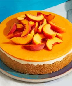 Peach Cheesecake Paint By Numbers