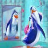 Penguins Of Madagascar In Bath Paint By Numbers