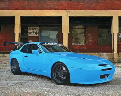 Porsche 944 Turbo Paint By Numbers