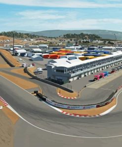 Raceway Laguna Seca Paint By Numbers