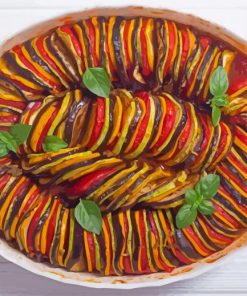 Ratatouille French Dish Paint By Numbers