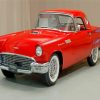 Red 1957 Thunderbird Paint By Numbers