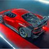 Red Ferrari 296 GT3 Car Paint By Numbers