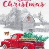 Red Pickup Truck And Christmas Tree Paint By Numbers