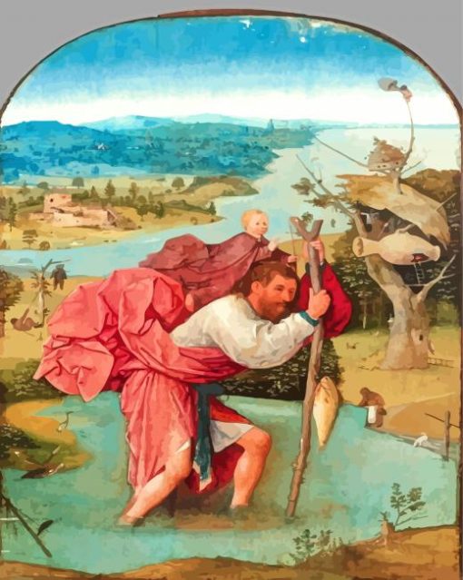 Saint Christopher Paint By Numbers