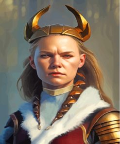 Sebastian Lüdke Viking Queen Paint By Numbers