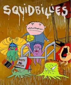 Squidbillies Poster Paint By Numbers