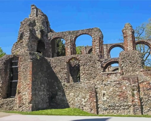 St Botolph's Priory Essex England Paint By Numbers