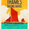 Thames Sailing Barge Poster Paint By Numbers