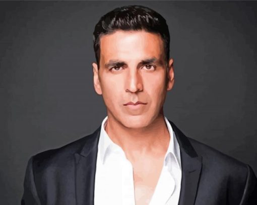 The Actor Akshay Kumar Paint By Numbers