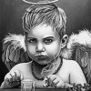 The Bad Baby Angel Paint By Numbers