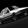 Toyota AE86 Trueno Initial D Paint By Numbers