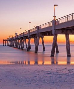 Walton Beach Sunset Paint By Numbers