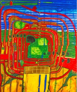 460 Hommage Au Tachisme Hundertwasser Paint By Numbers