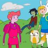 Adventure Time Fionna And Cake Characters Paint By Numbers