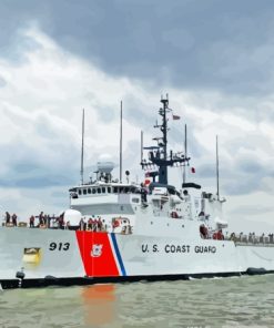 Armed Force United States Coast Guard Paint By Numbers