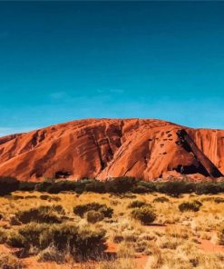 Australian Outback Landscape Paint By Numbers