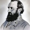 Black And White American Stonewall Jackson Paint By Numbers