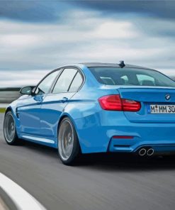 Blue BMW F80 M3 Car Paint By Numbers