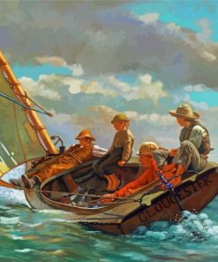 Breezing Up By Homer Winslow Paint By Numbers