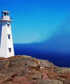 Cape Spear Lighthouse Canada Paint By Numbers