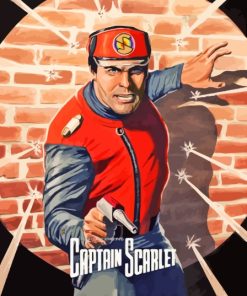 Captain Scarlet Poster Art Paint By Numbers