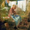 Cassatt Sewing Old Lady Paint By Numbers