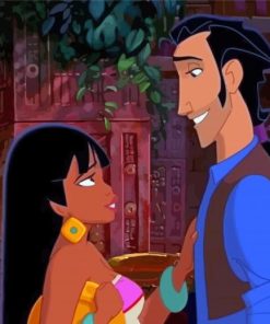 Chel And Tulio The Road To El Dorado Paint By Numbers