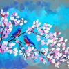 Cherry Blossom And Birds Paint By Numbers