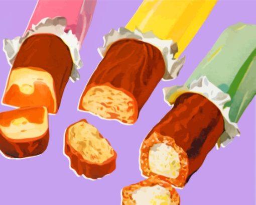 Chocolate Candy Bars Paint By Numbers